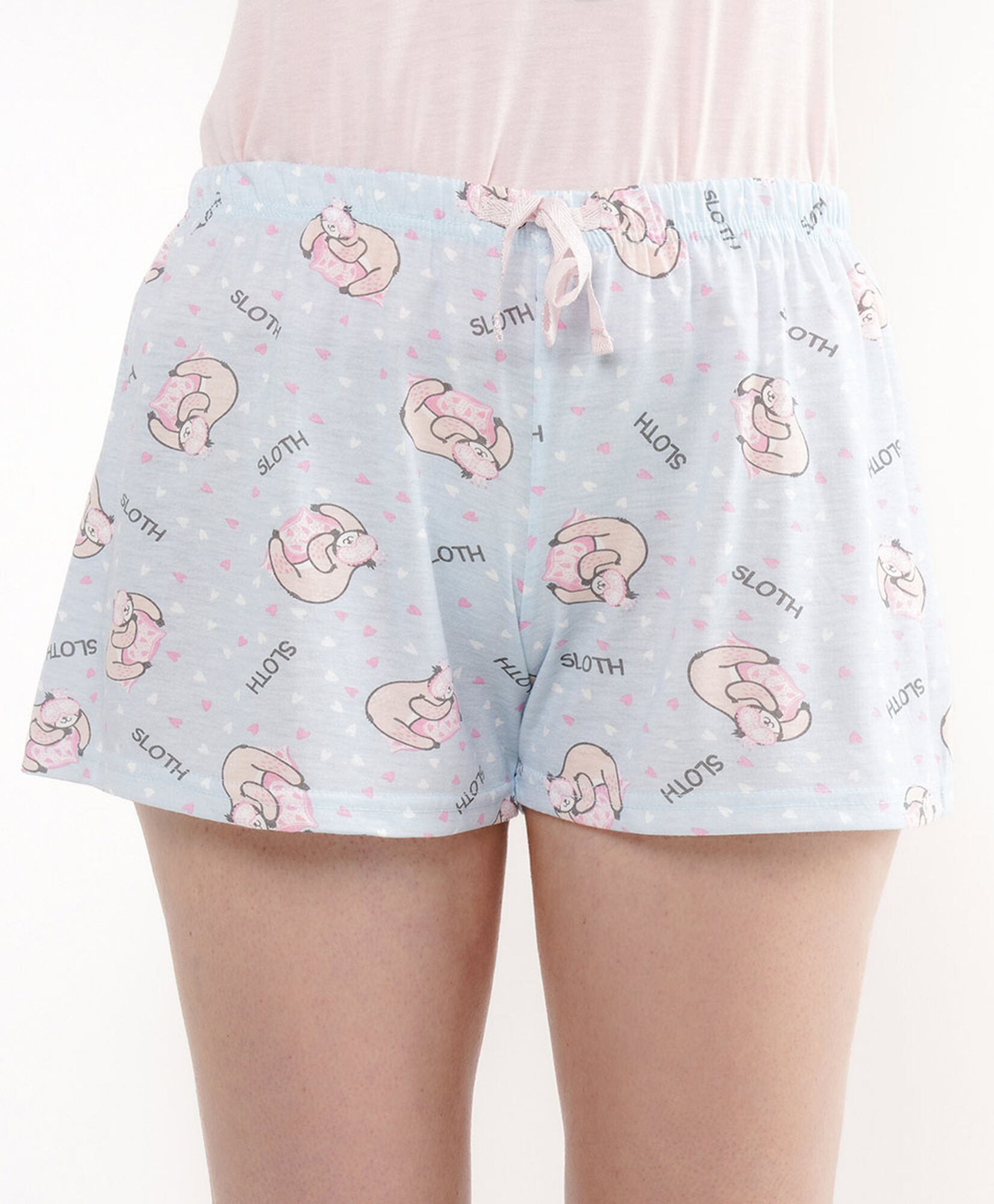 Pijama mujer short perezoso Pijama mujer short perezoso