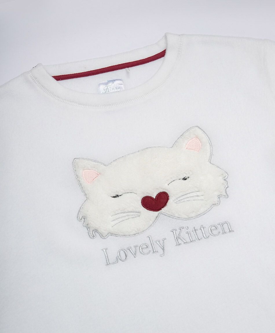 Pijama mujer polar lovely kitten
