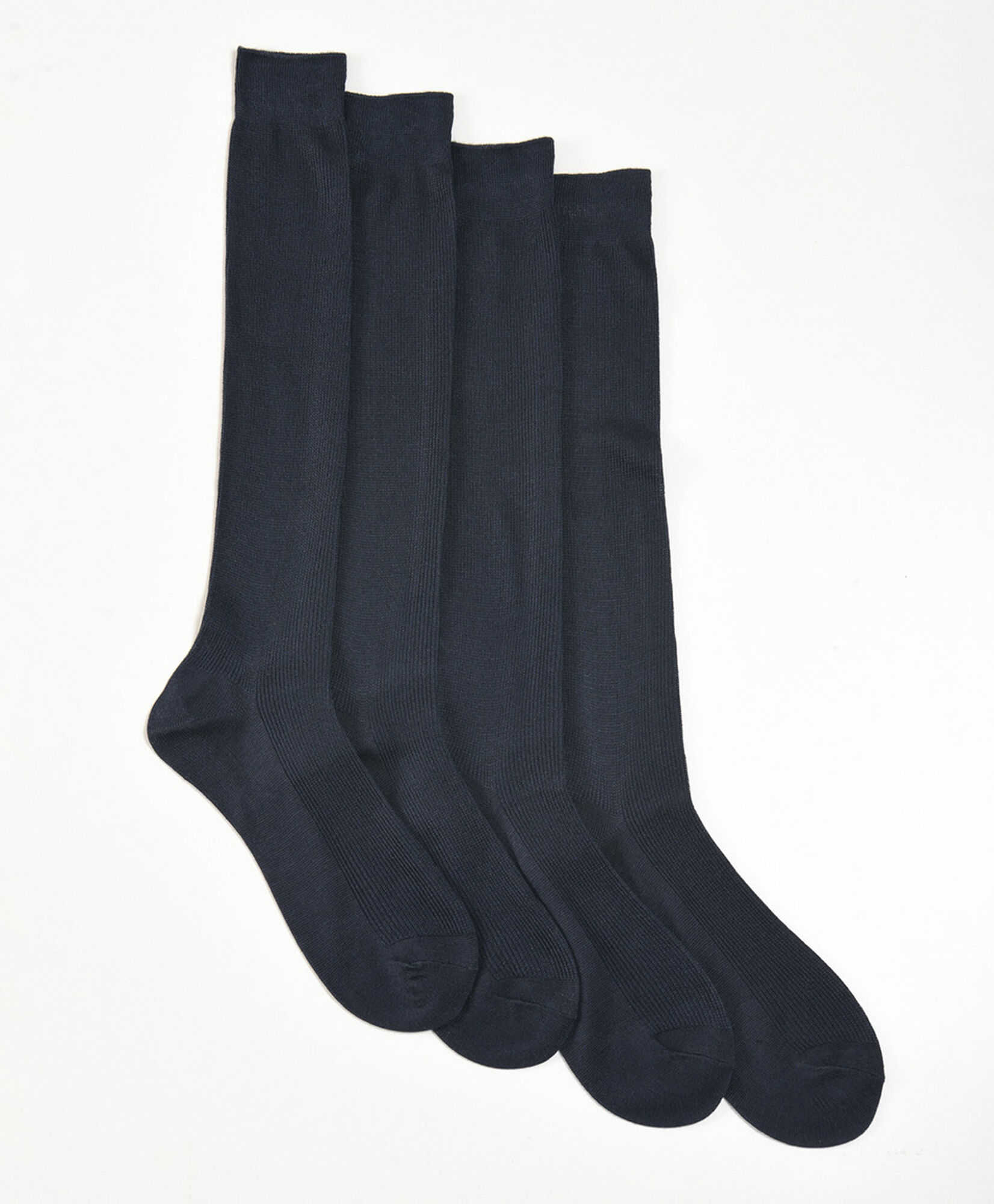 Set 2 calcetines escolares largo azul oscuro Set 2 calcetines escolares largo azul oscuro