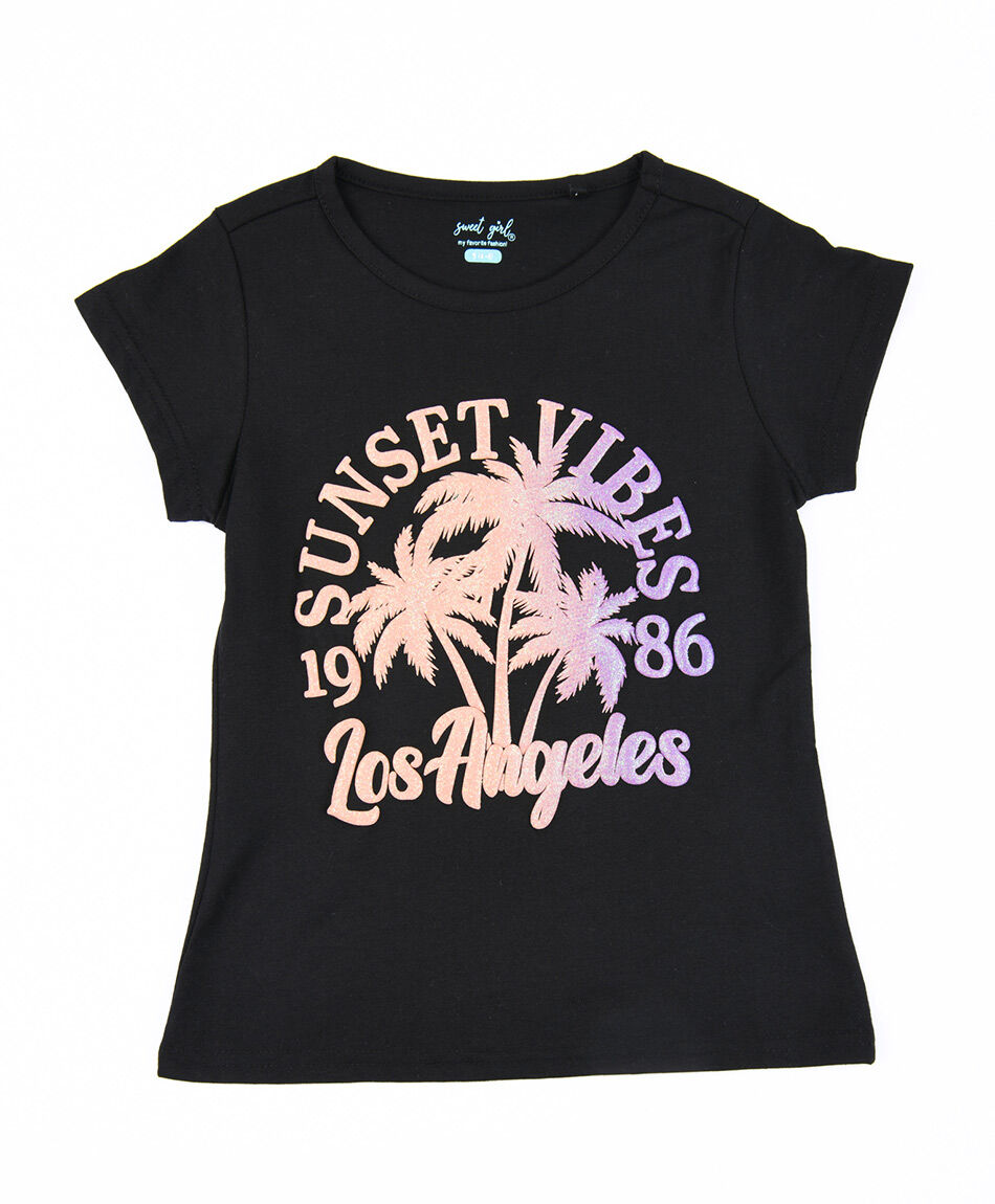 Polera niña sunset vibes