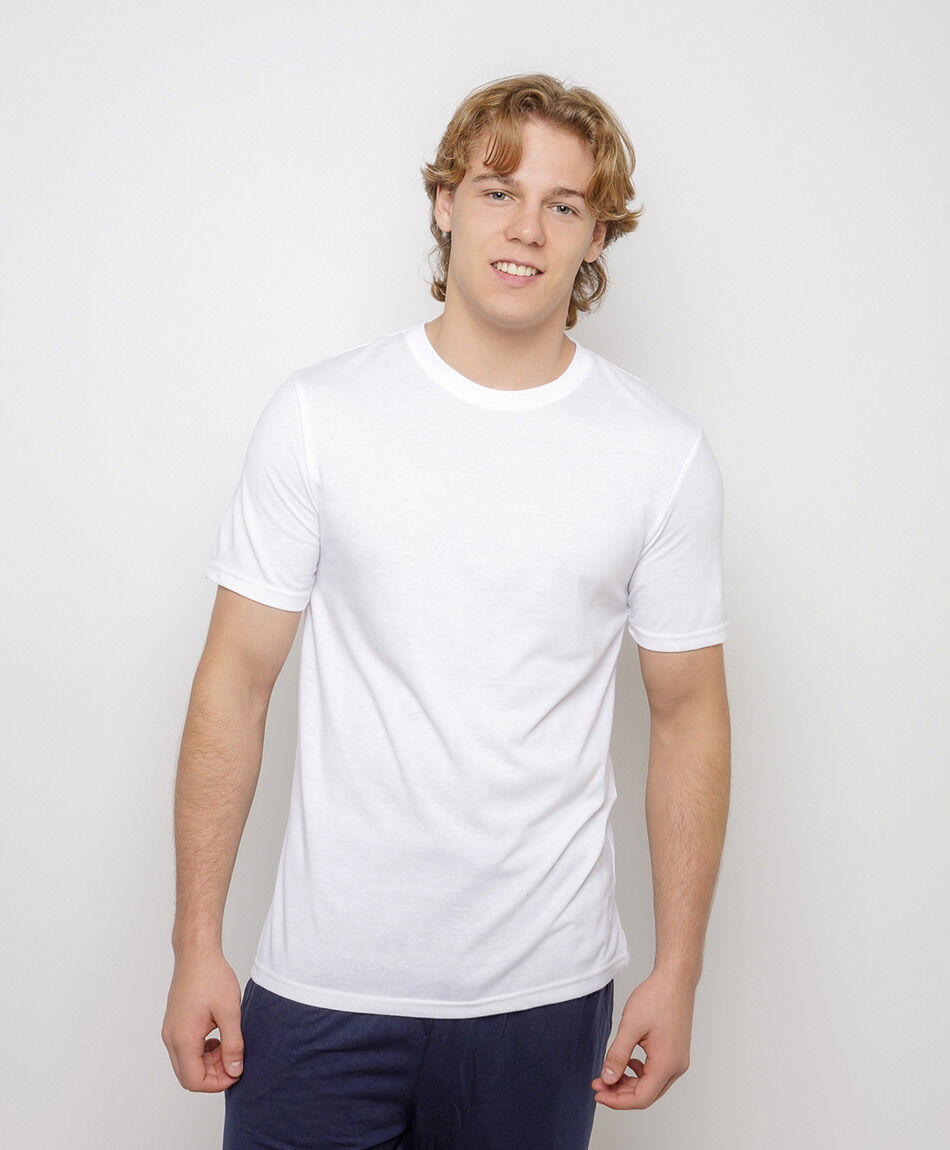 Pack 2 camisetas hombre lisas manga corta