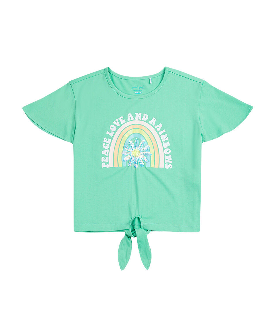 Polera ni&ntilde;a rainbow