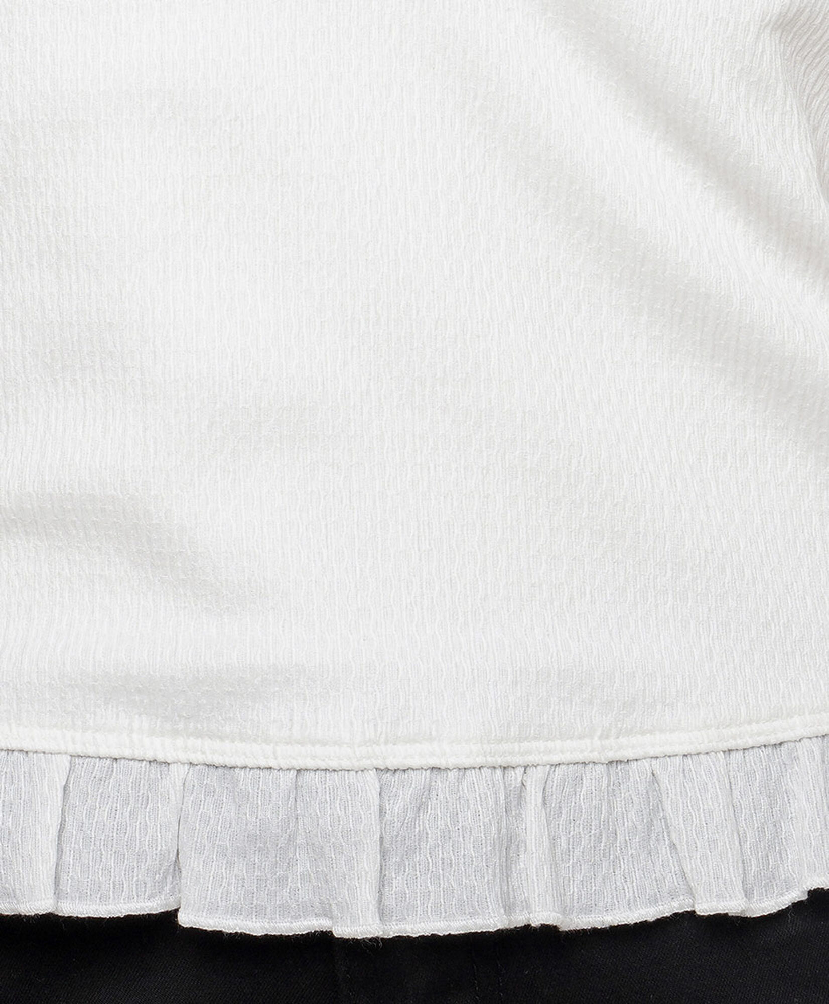 Polera mujer top vuelos inferior Polera mujer top vuelos inferior