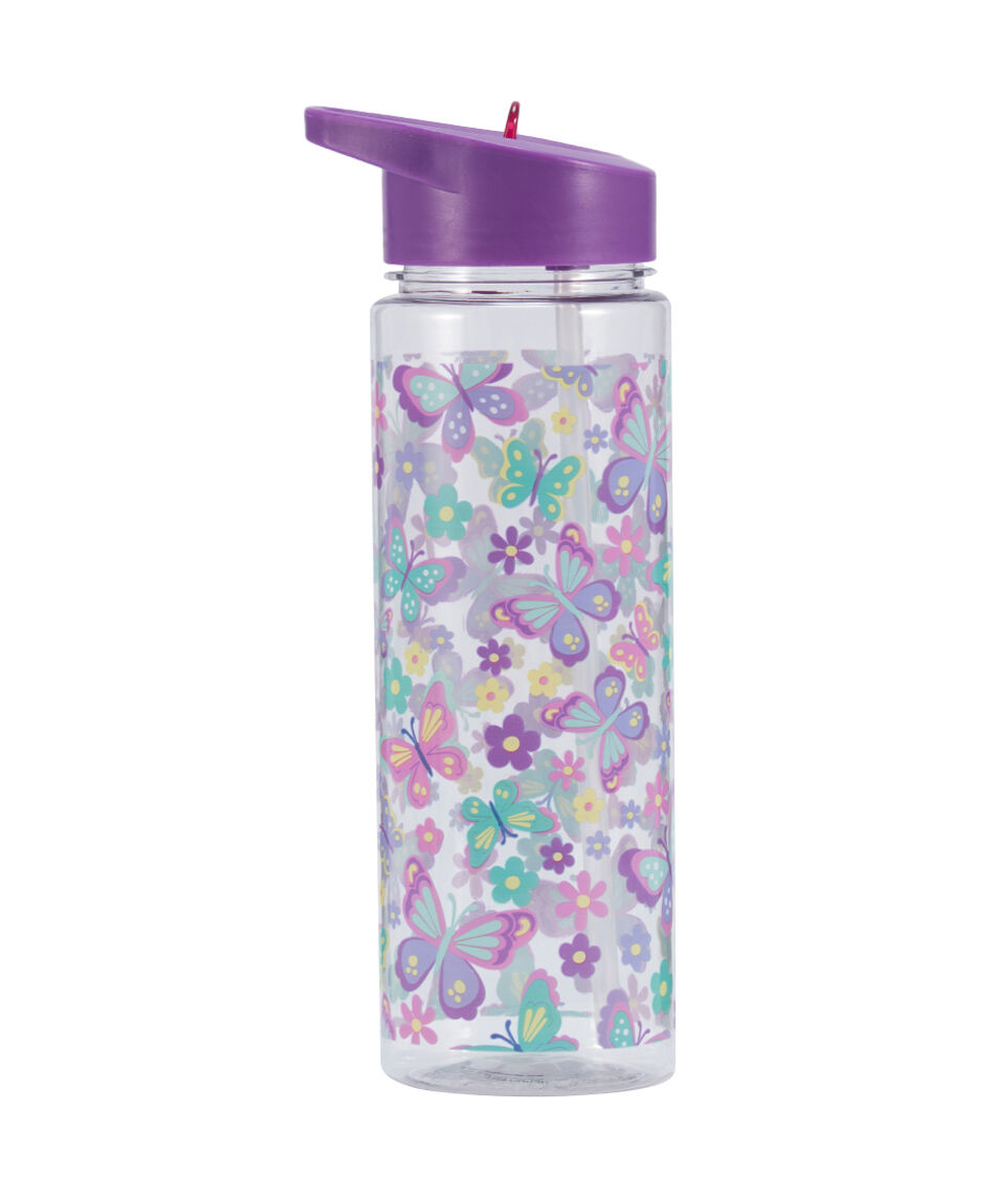 Botella escolar mariposas