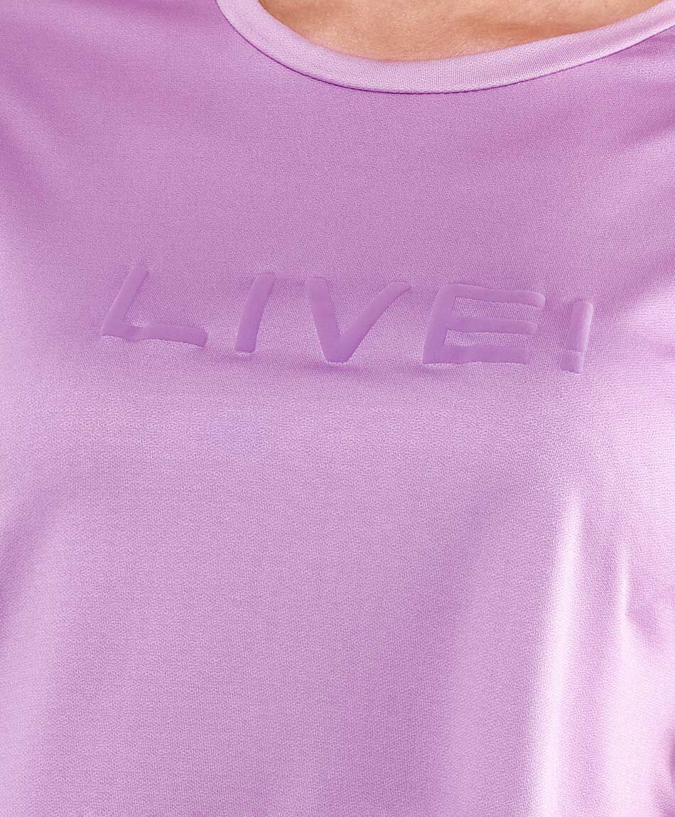 Polera deportiva mujer live mora