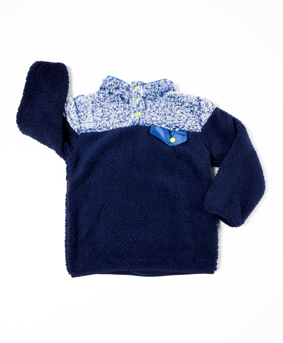 Polerón niño chiporro botones