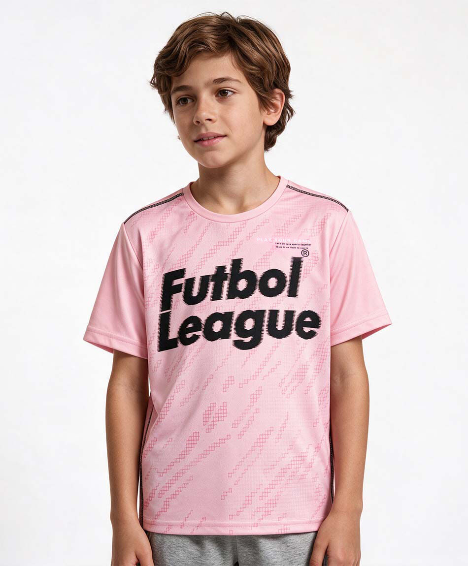 Polera ni&ntilde;o f&uacute;tbol league