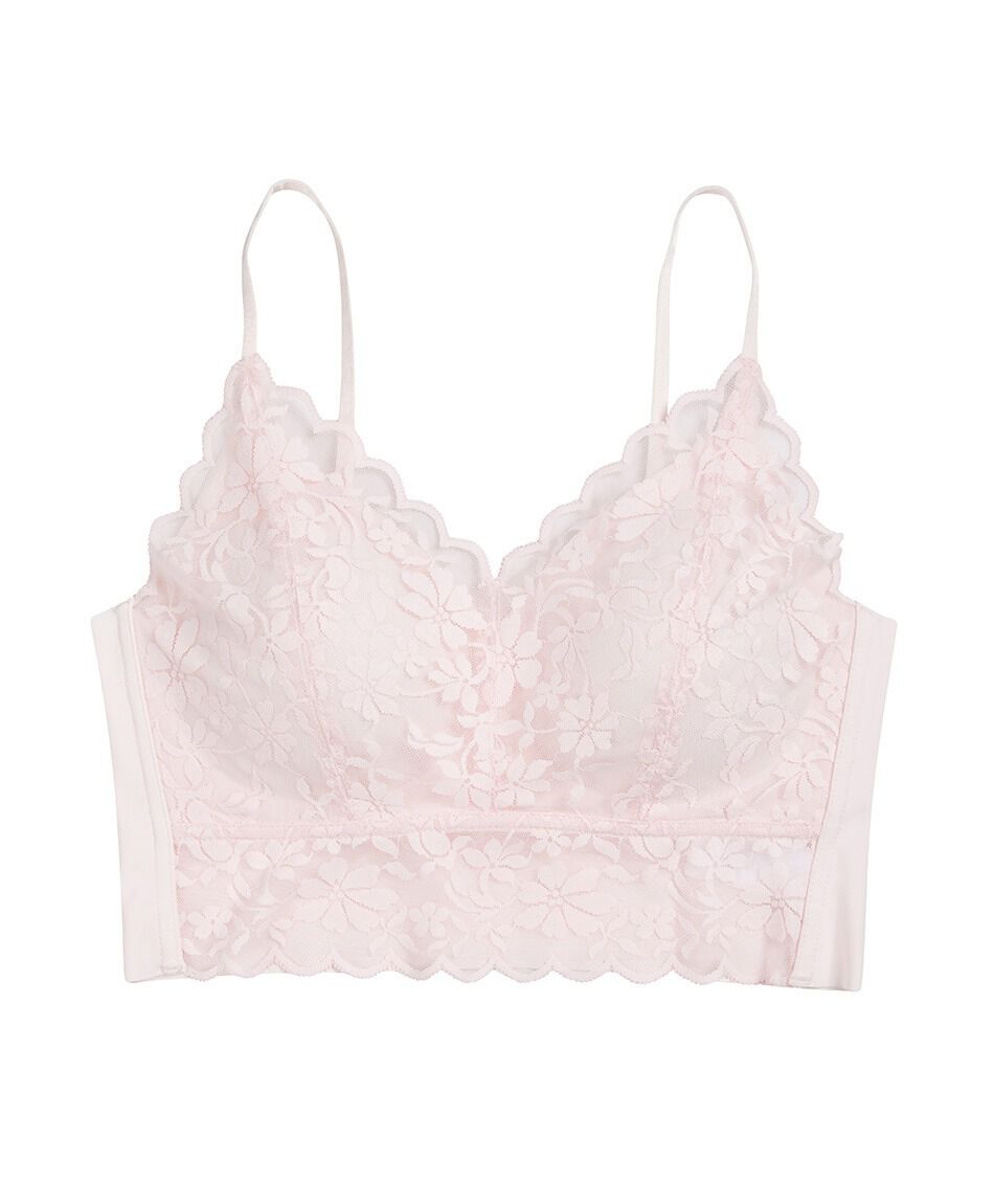 Bralette mujer seamless encaje