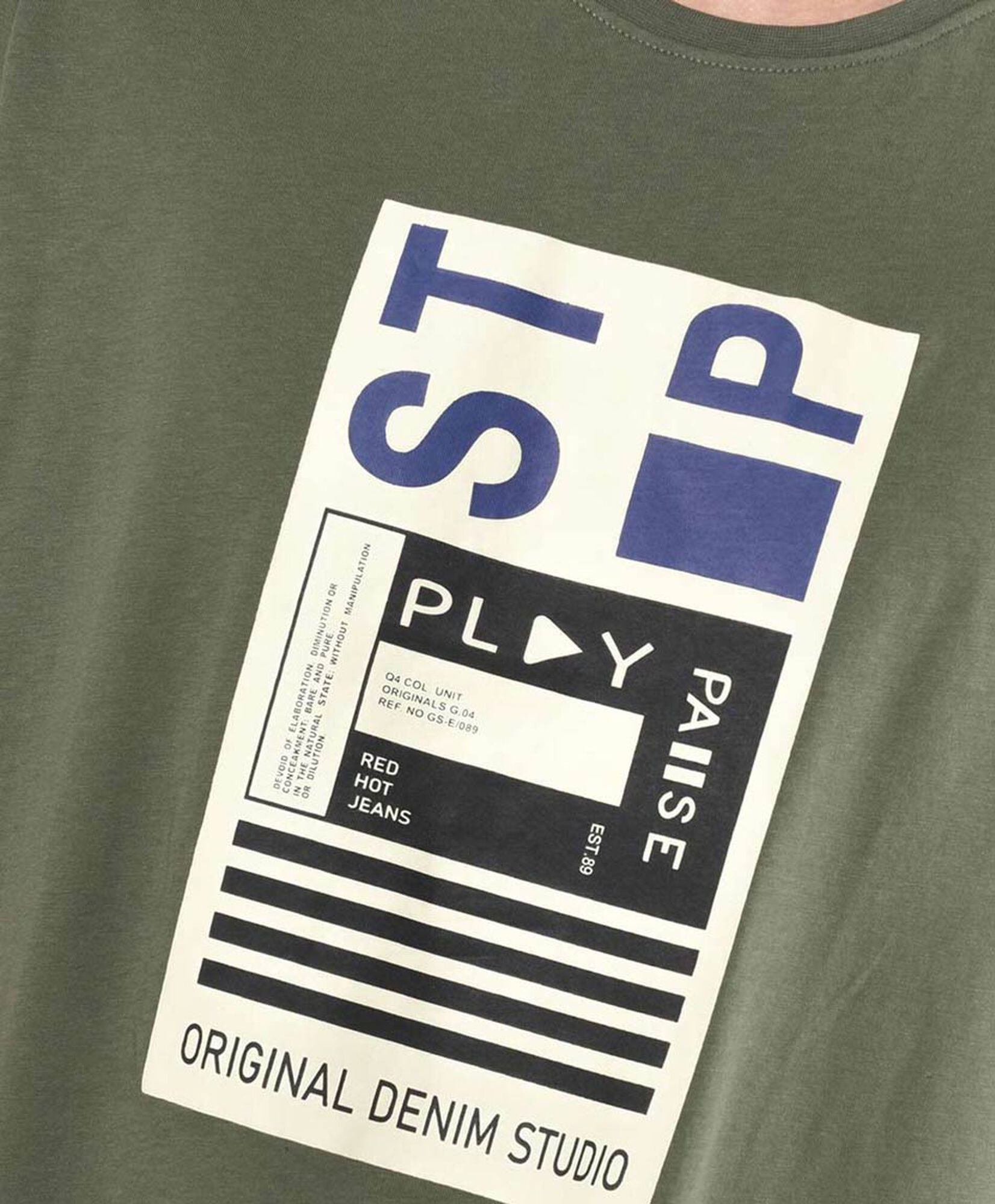 Polera hombre estampado play Polera hombre estampado play