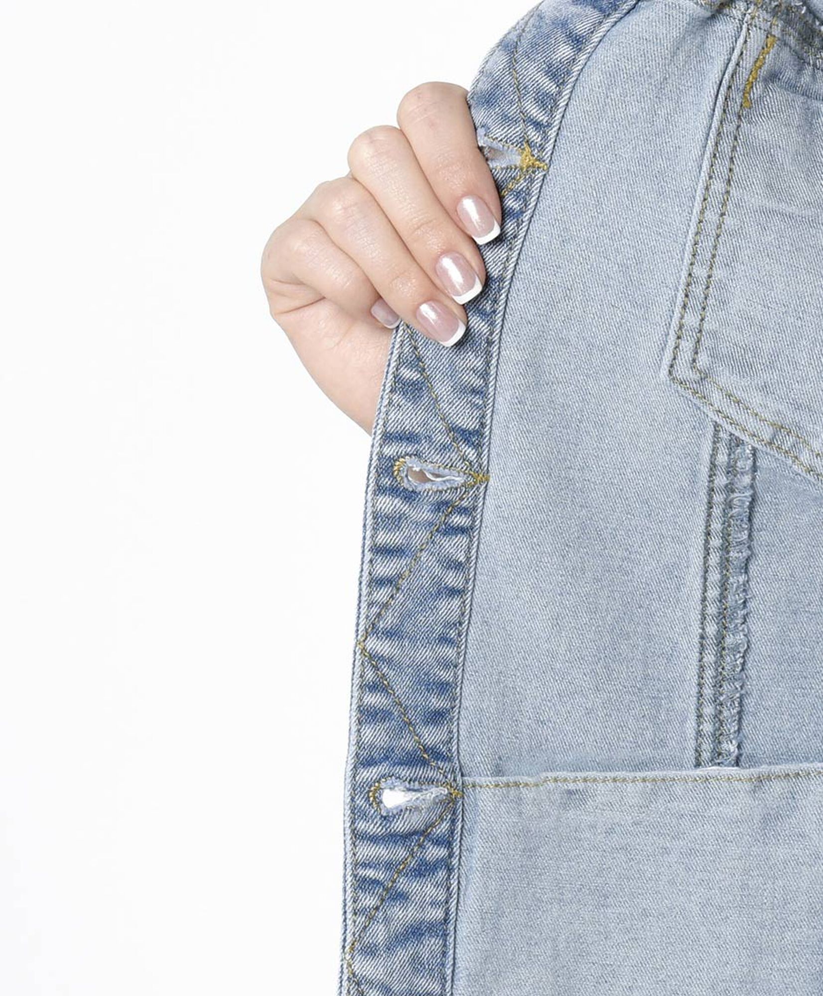 Chaqueta mujer denim flores bordadas Chaqueta mujer denim flores bordadas
