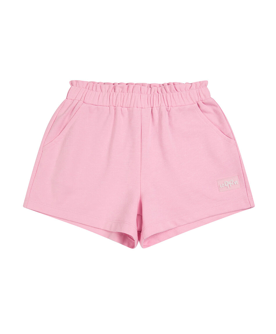 Short ni&ntilde;a rosado