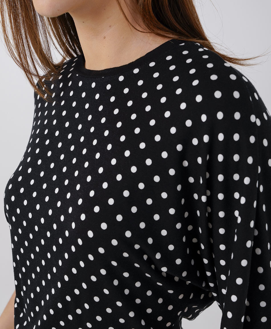 Polera mujer lunares