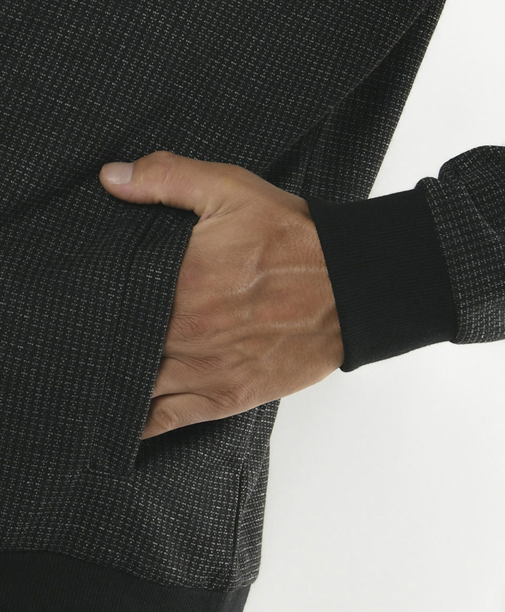Chaqueta hombre estilo bomber jaspeada Chaqueta hombre estilo bomber jaspeada