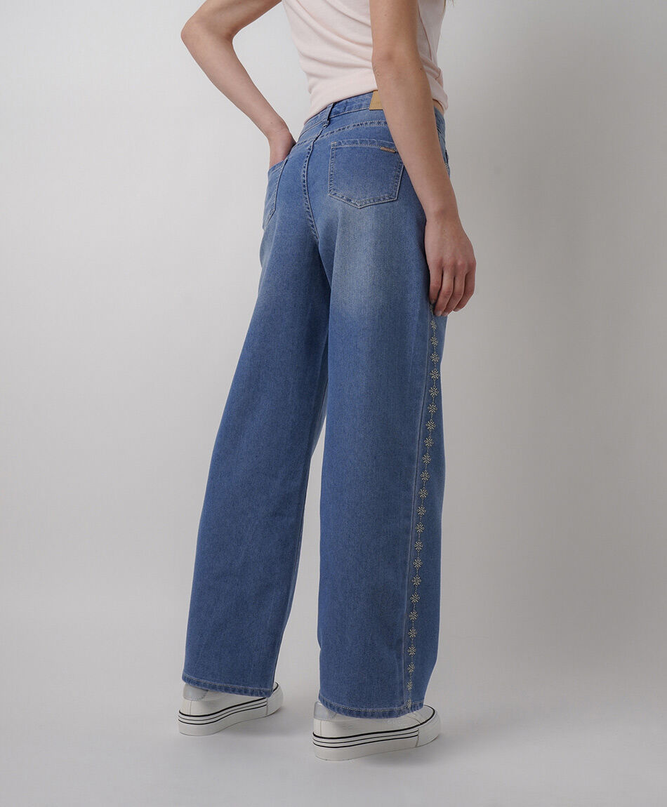 Jeans mujer wide leg