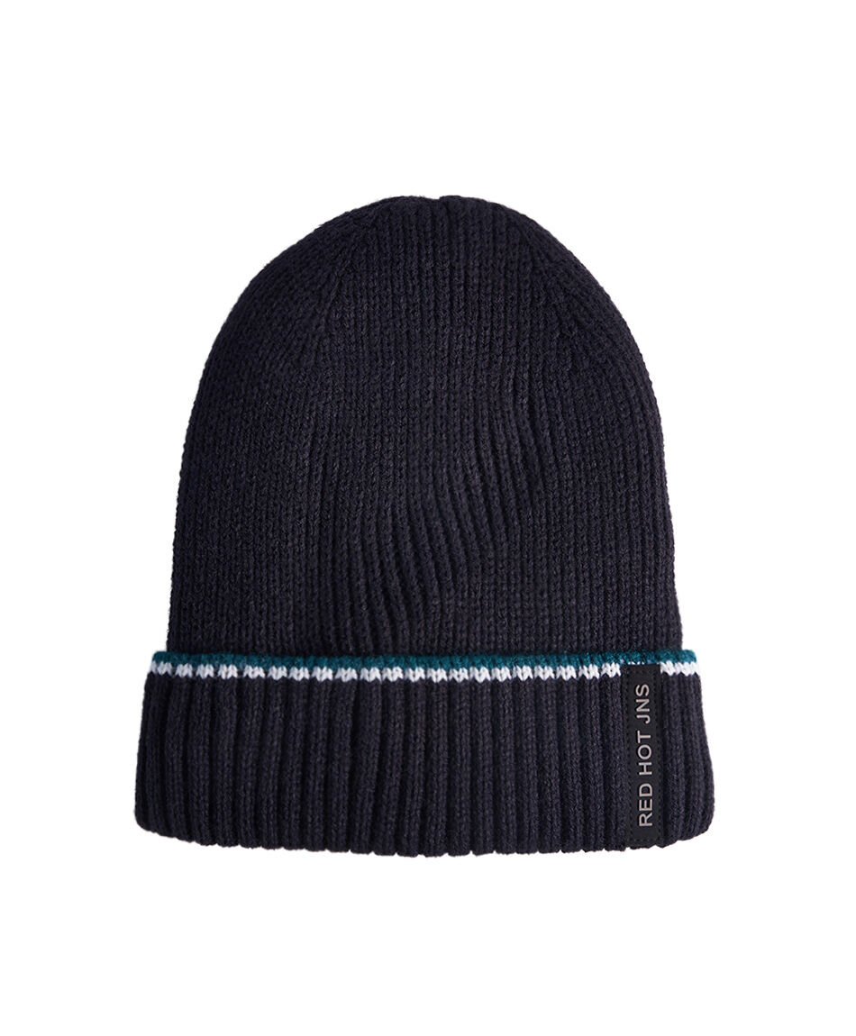 Gorro hombre casual de invierno navy