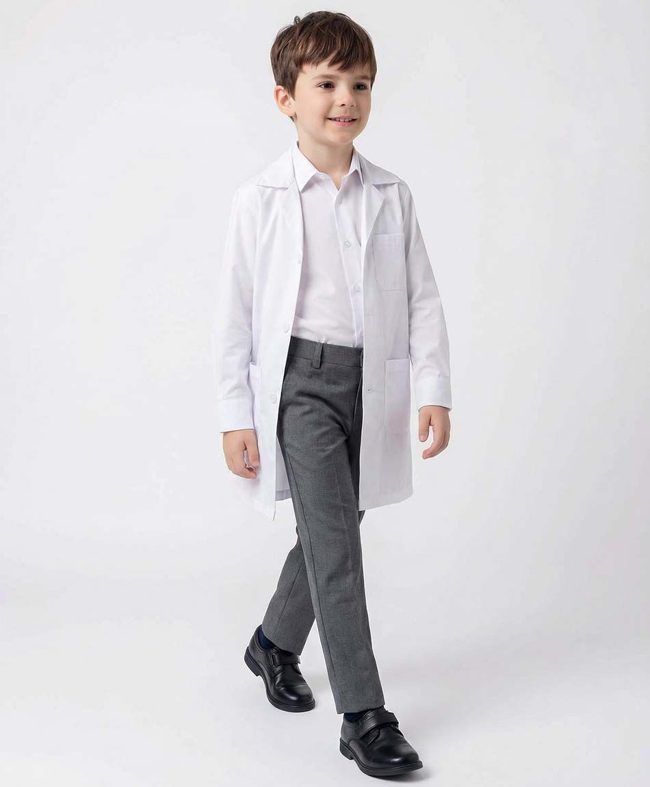 Cotona escolar blanca ni&ntilde;o