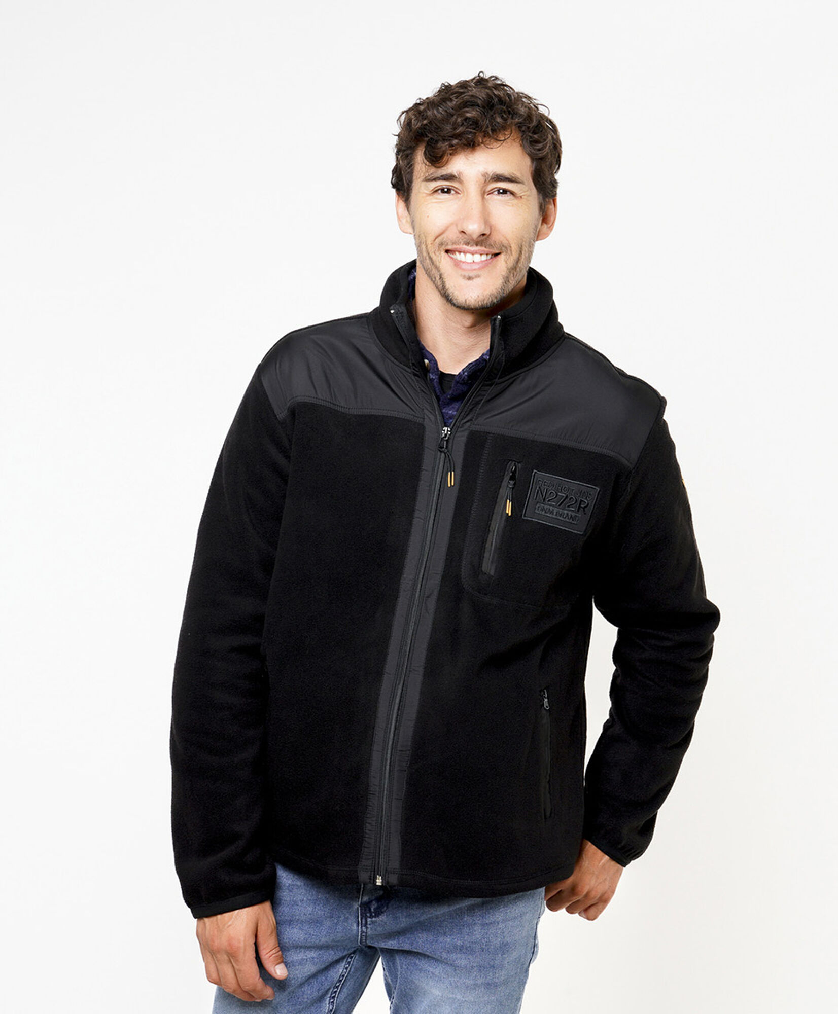 Chaqueta hombre polar bolsillos Chaqueta hombre polar bolsillos