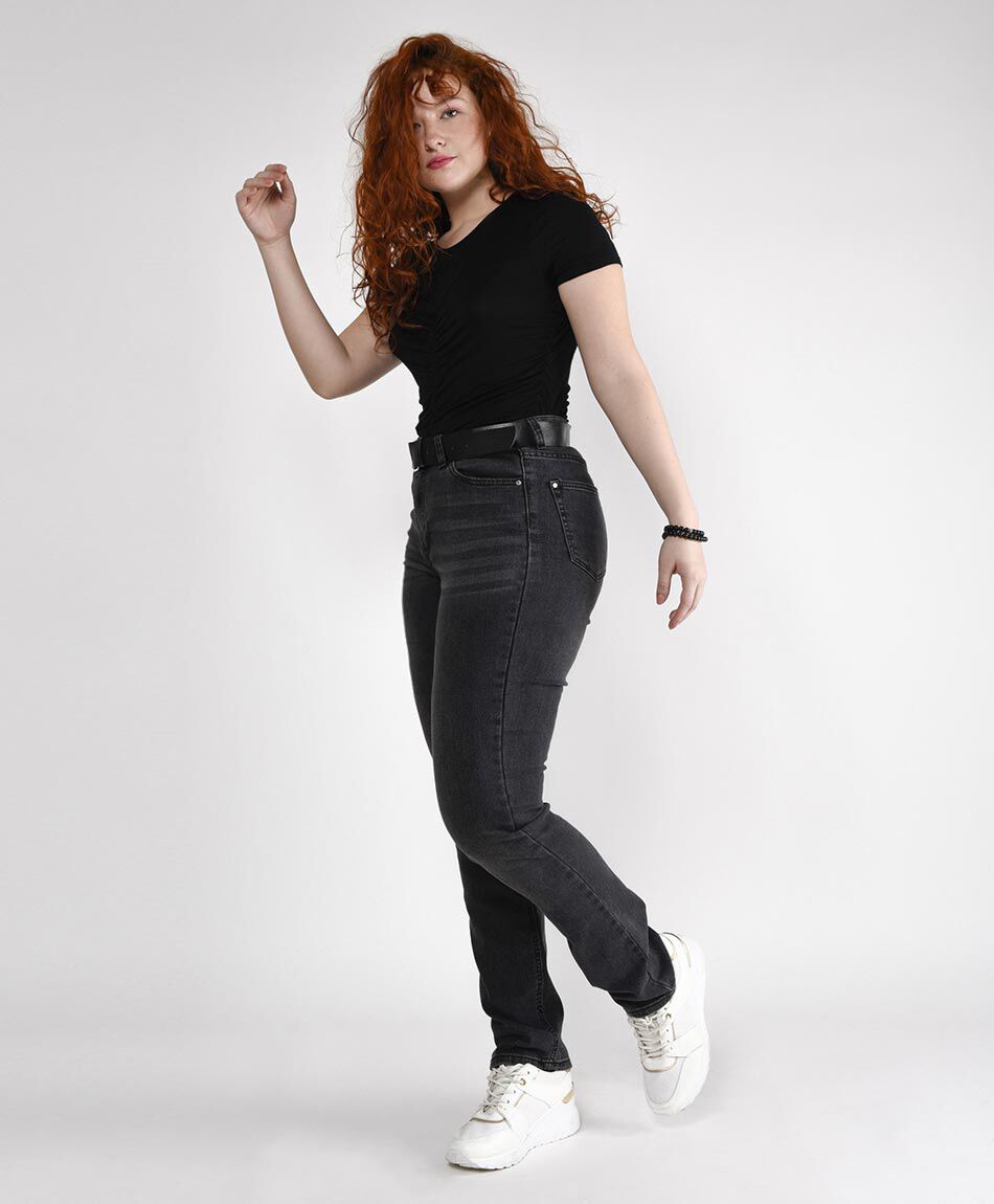 Jeans tiro alto skinny fit