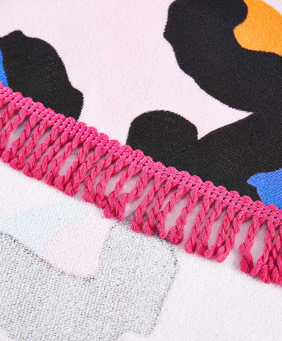 Toalla redonda animal print