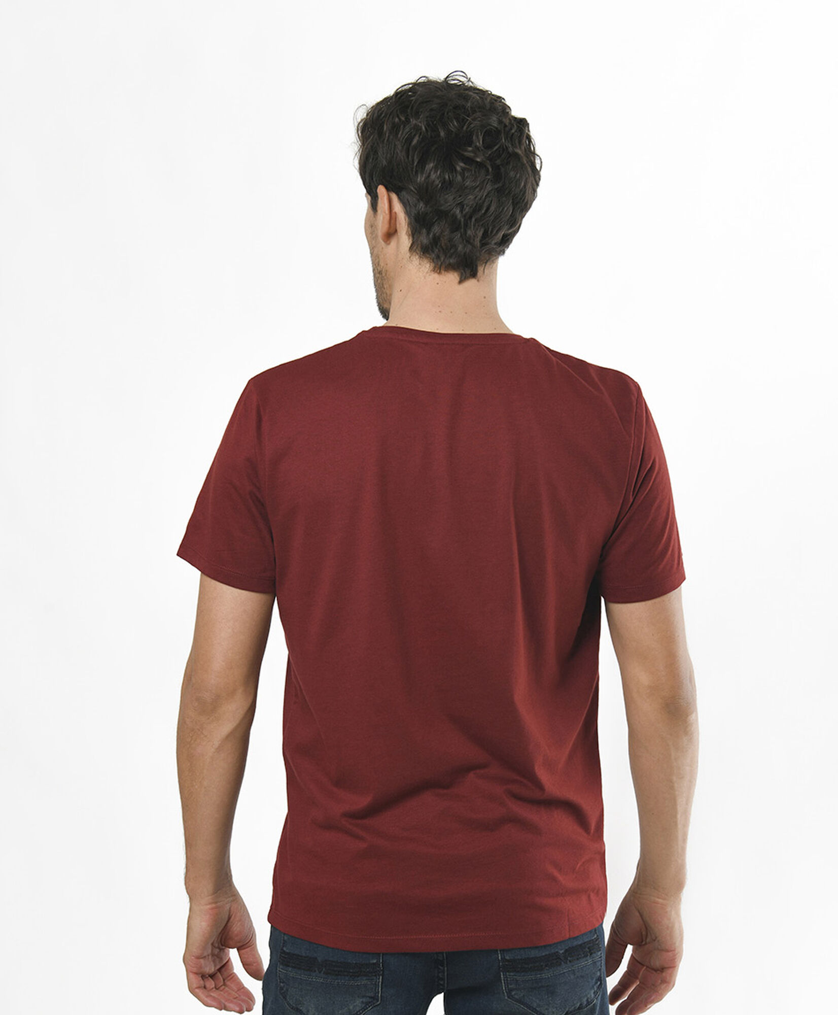 Polera hombre estampado castor Polera hombre estampado castor