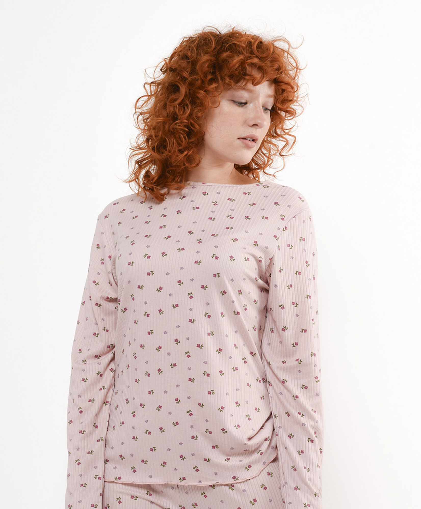 Pijama mujer florcitas rosado Pijama mujer florcitas rosado