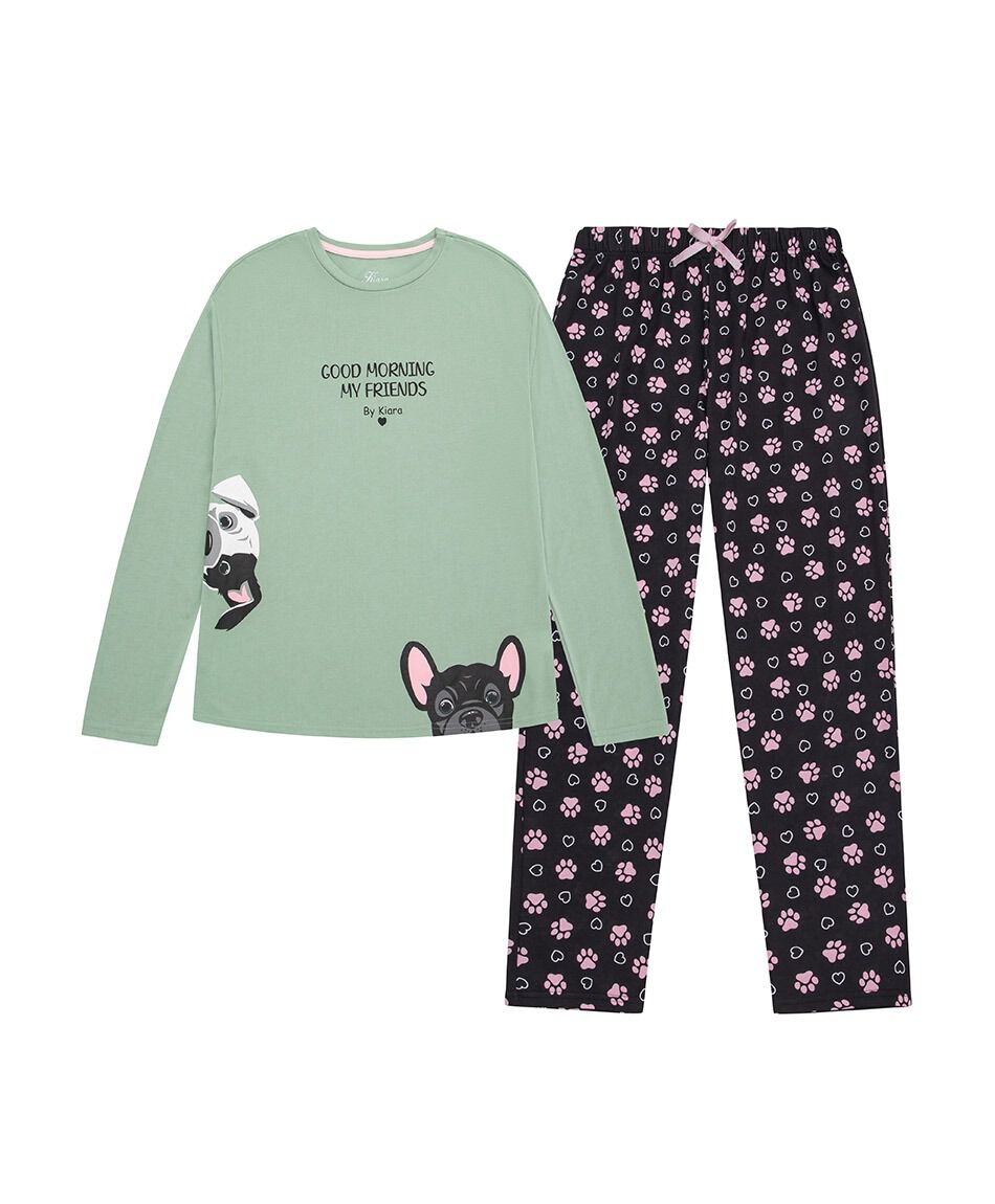 Pijama mujer dos perritos