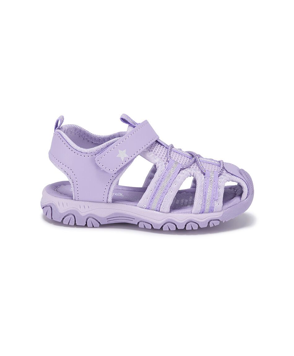 Sandalia infantil (20 a 25) outdoor lila