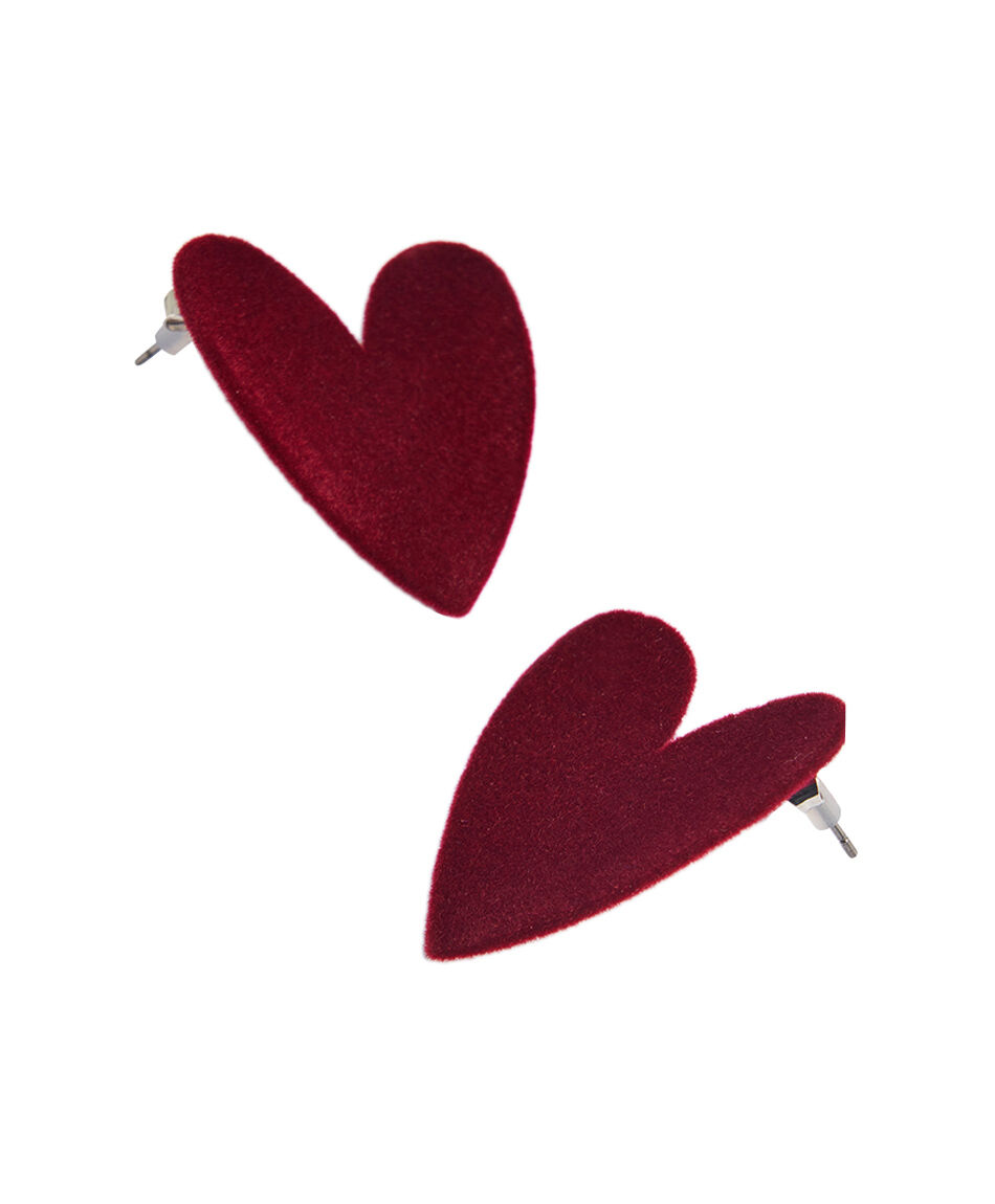 Aros mujer coraz&oacute;n fashion