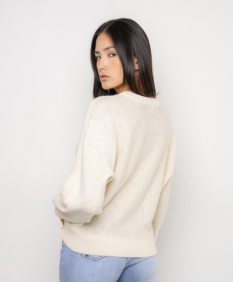 Sweater mujer mini trenzas