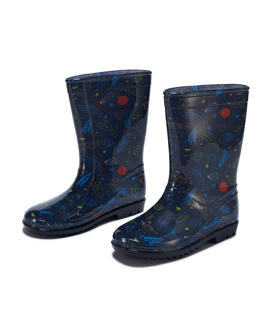 Bota ni&ntilde;o agua estampada coh&eacute;te