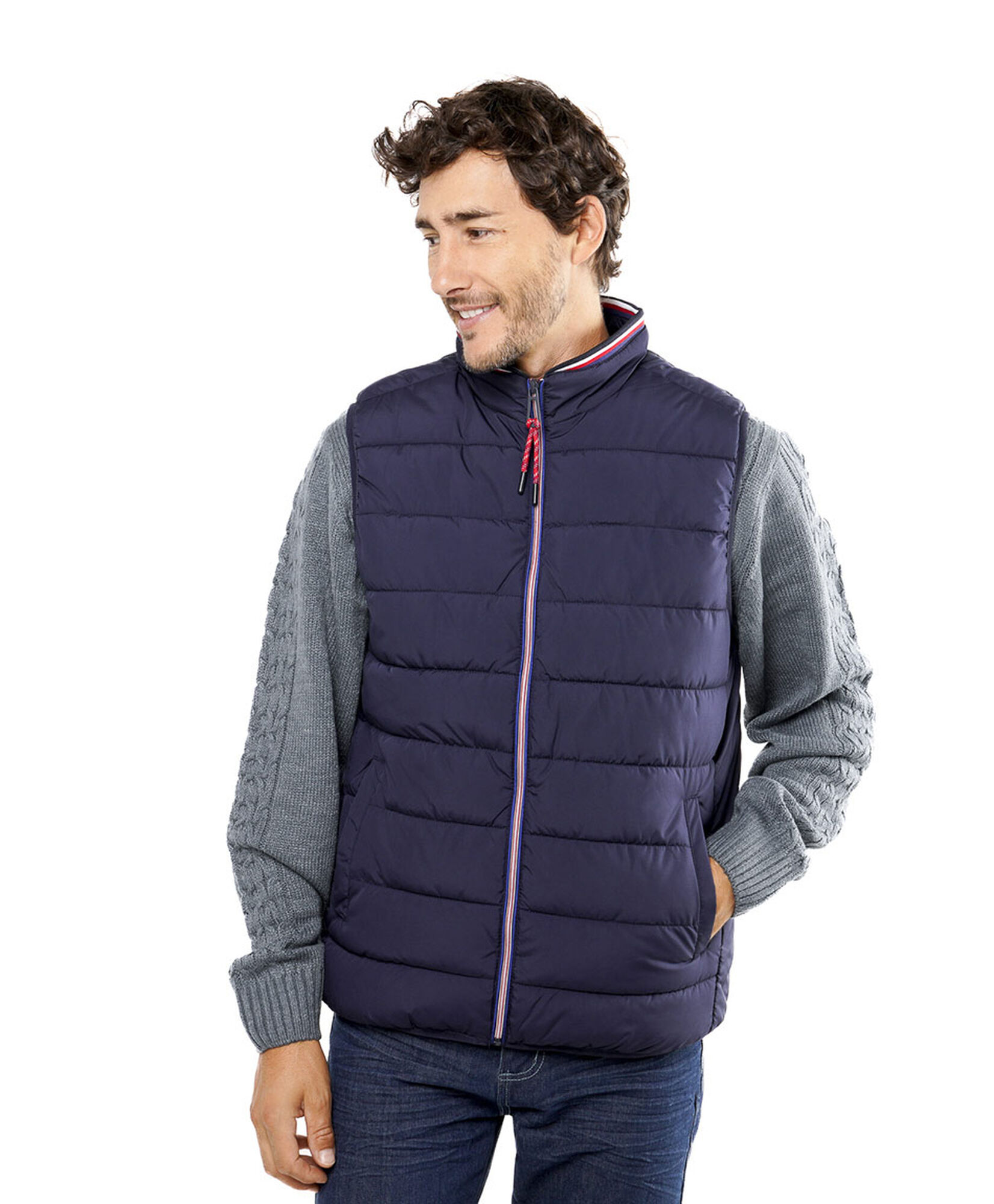 Parka hombre sin mangas acolchada Parka hombre sin mangas acolchada