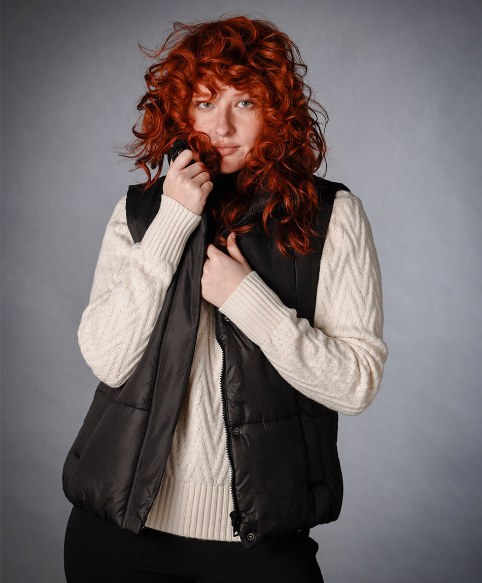 Parka mujer sin mangas