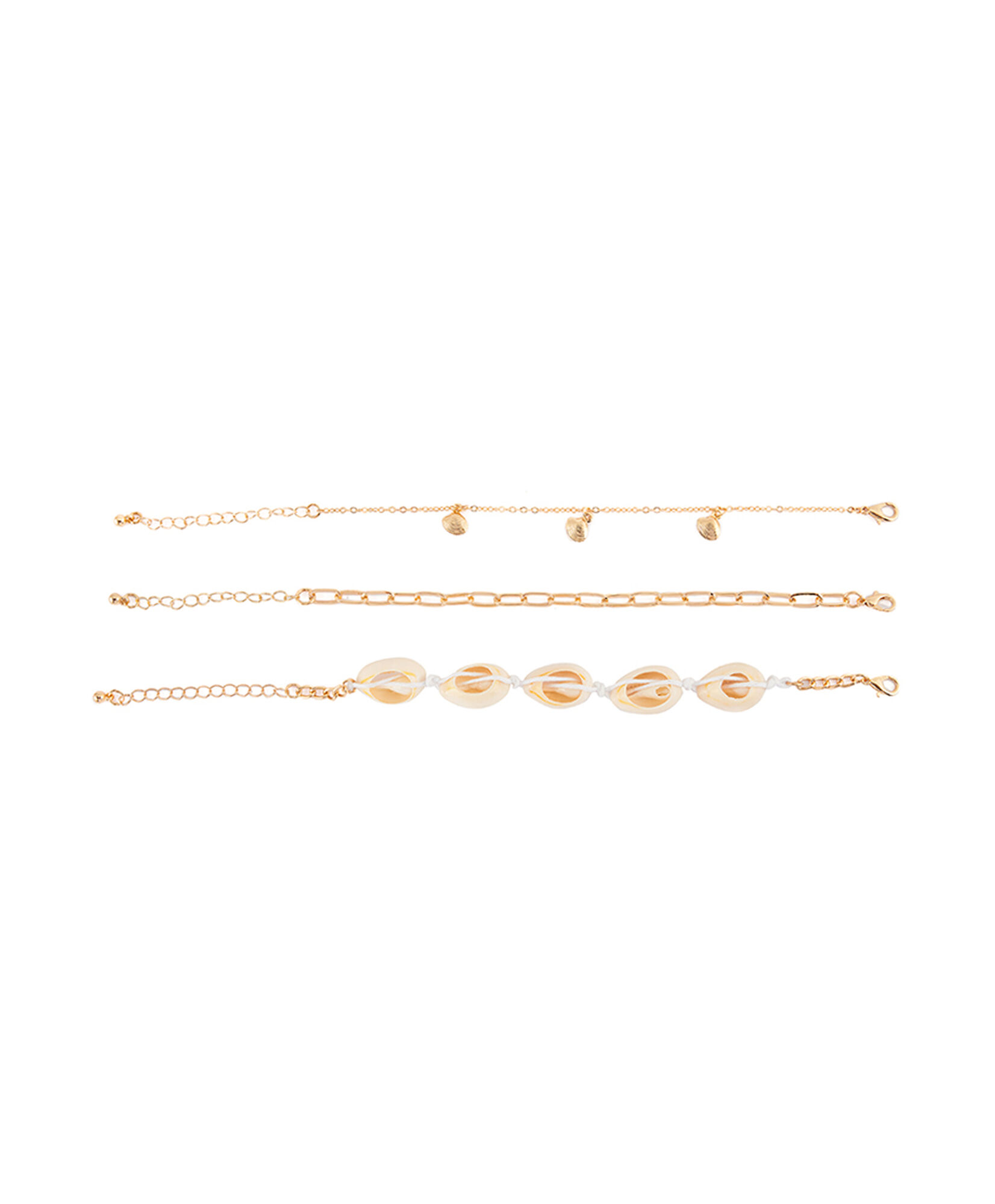 Set 3 pulseras mujer mar Set 3 pulseras mujer mar