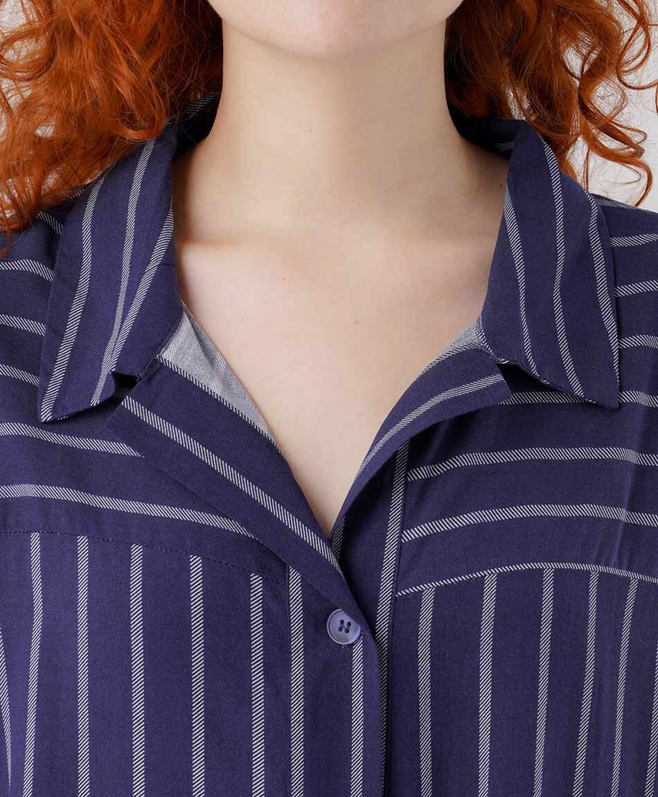 Blusa mujer l&iacute;neas mix