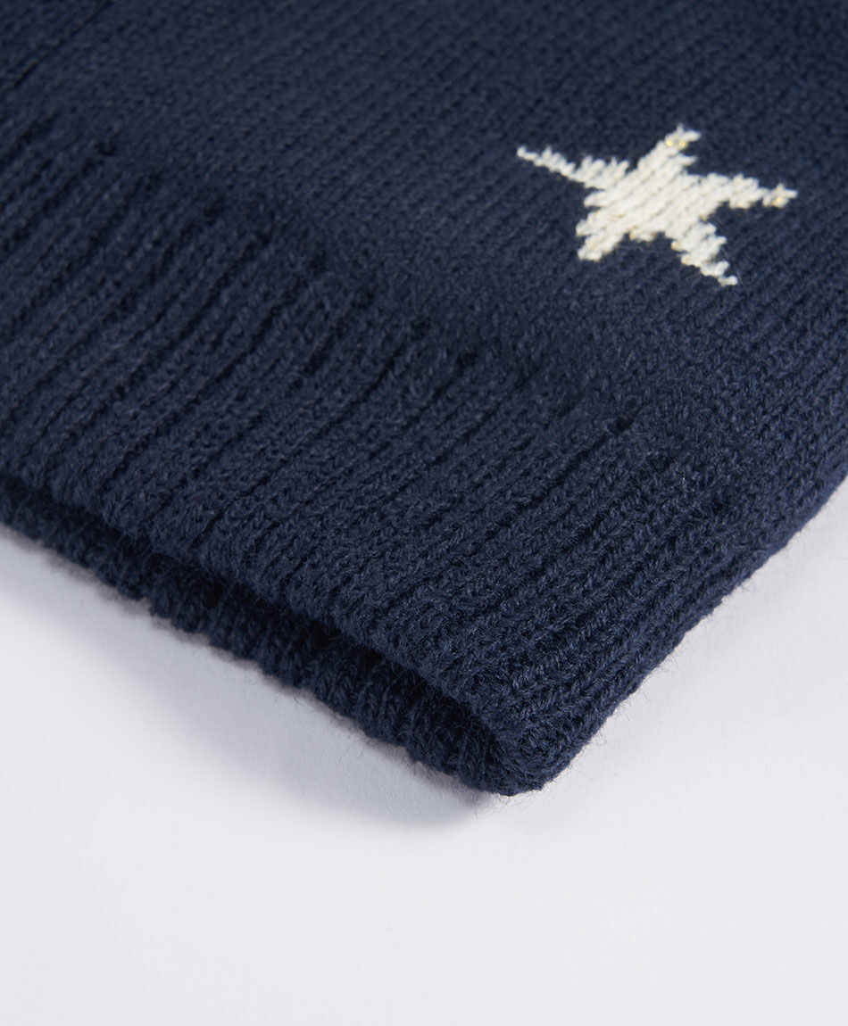 Gorro escolar estrellas