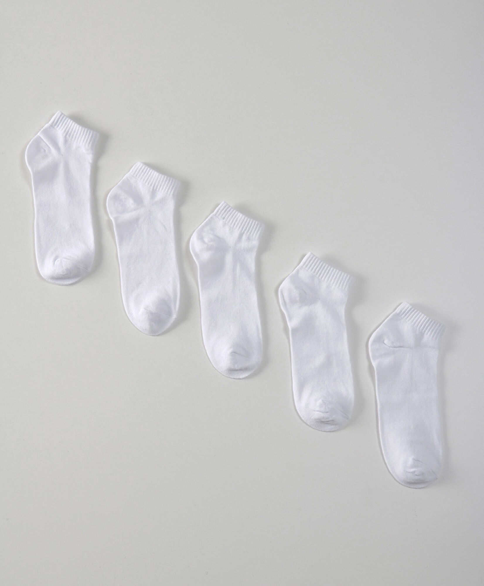 Pack 5 calcetines escolares sport blanco Pack 5 calcetines escolares sport blanco