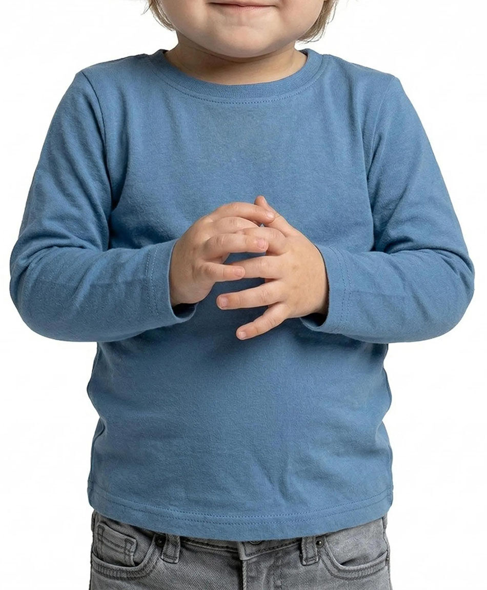 Polera beb&eacute; b&aacute;sica manga larga