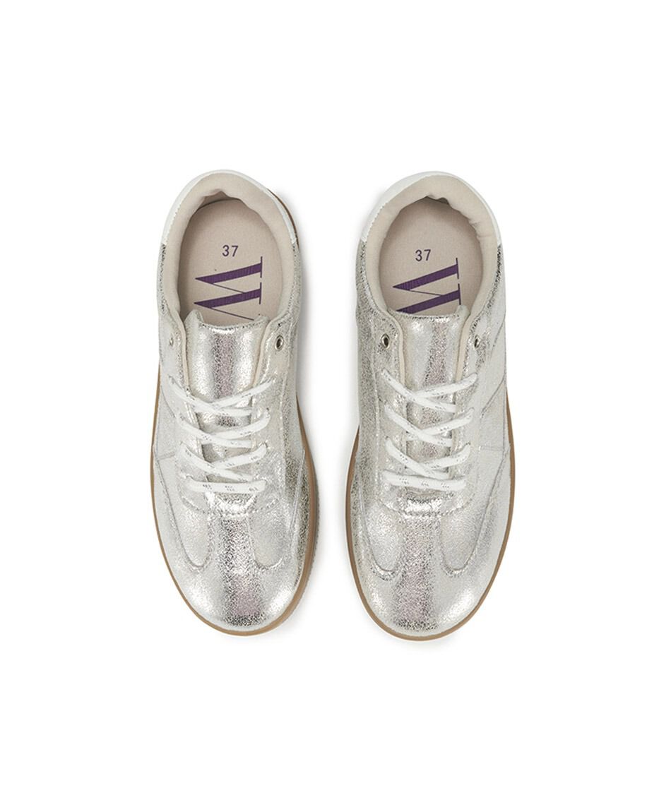 Zapatilla mujer vintage silver