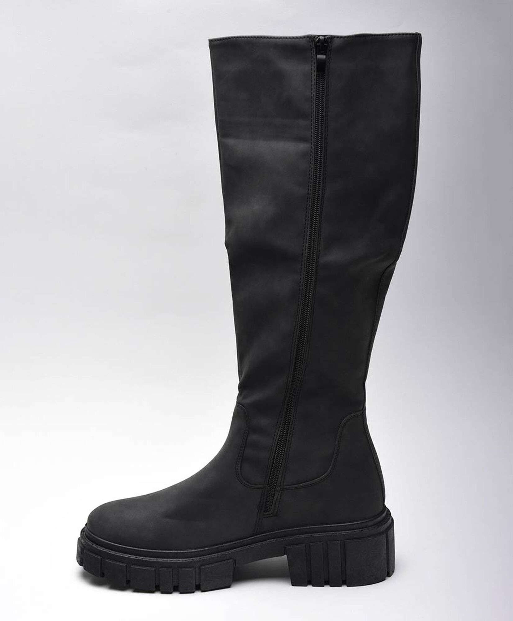 Bota alta mujer bucanera taco cuadrado Bota alta mujer bucanera taco cuadrado