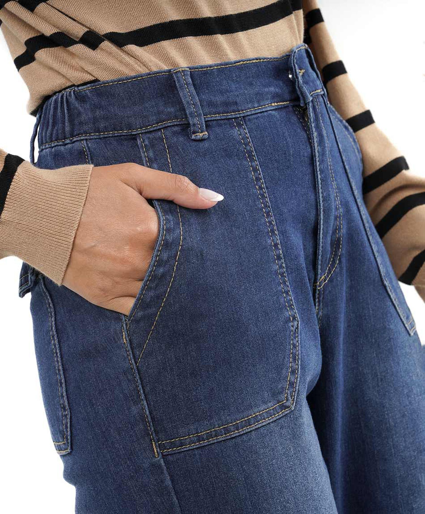 Jeans mujer bolsillo ancho skinny fit Jeans mujer bolsillo ancho skinny fit