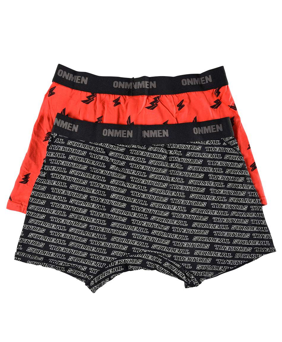 Boxer pack 2 estampado
