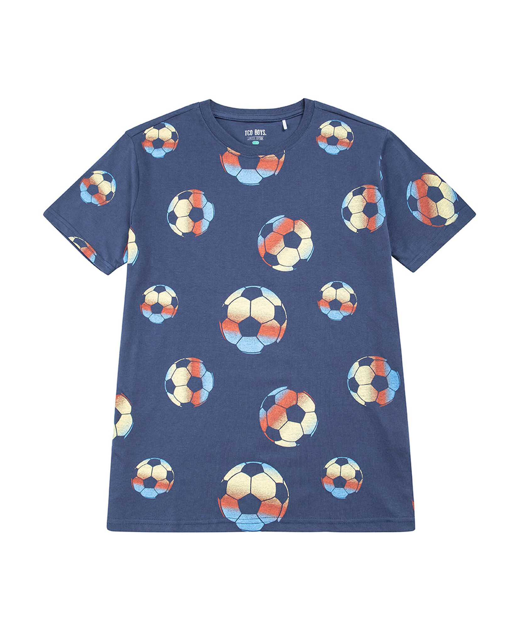 Polera niño pelotas de fútbol Polera niño pelotas de fútbol