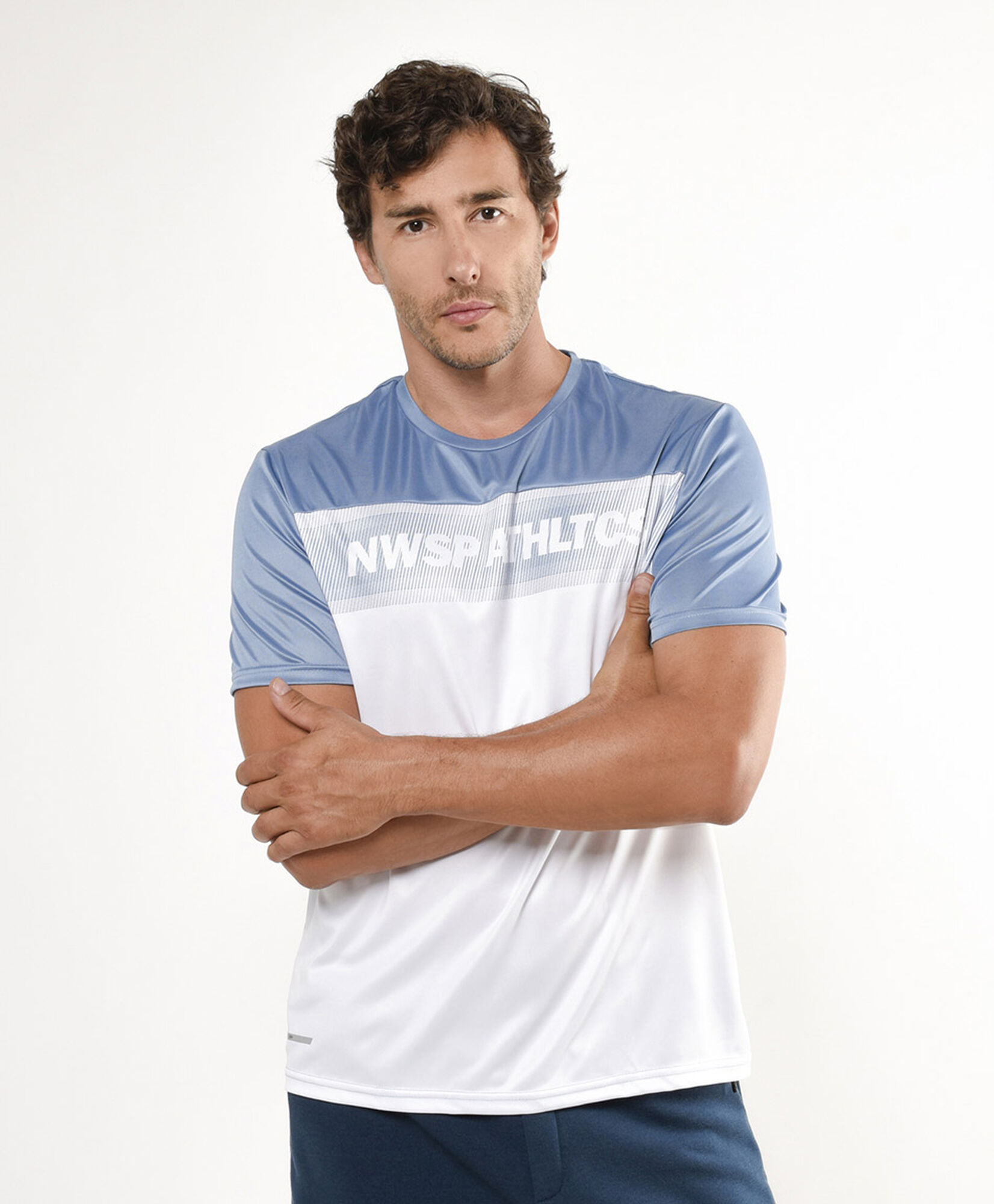 Polera deportiva hombre bicolor Polera deportiva hombre bicolor