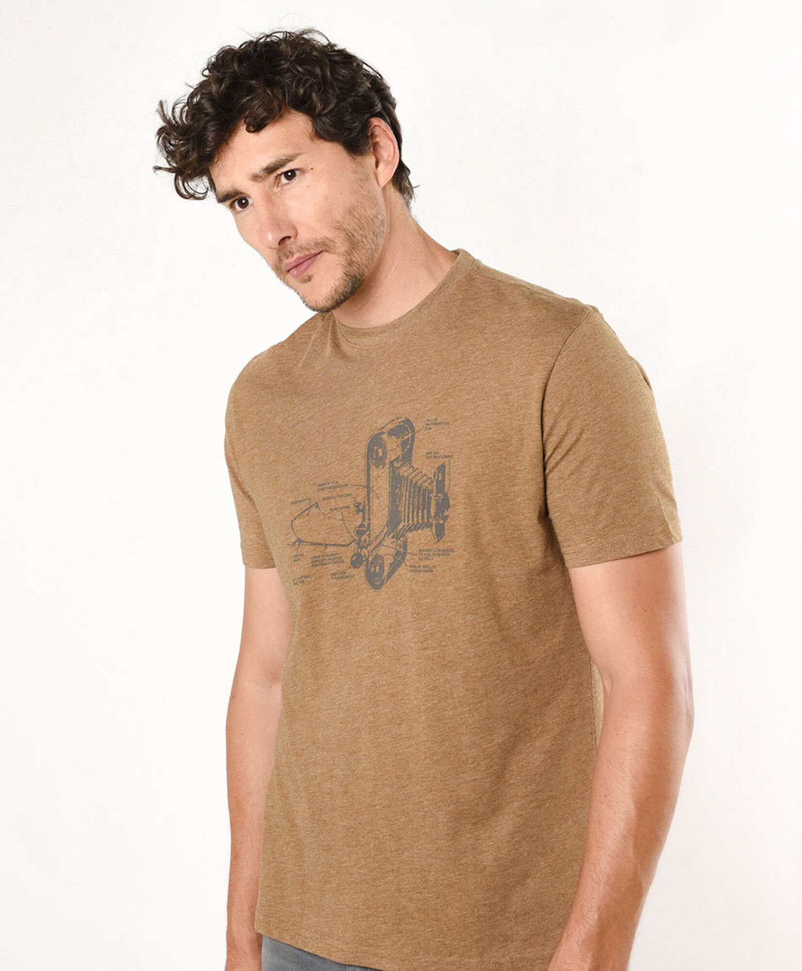 Polera hombre cámara antigua Polera hombre cámara antigua