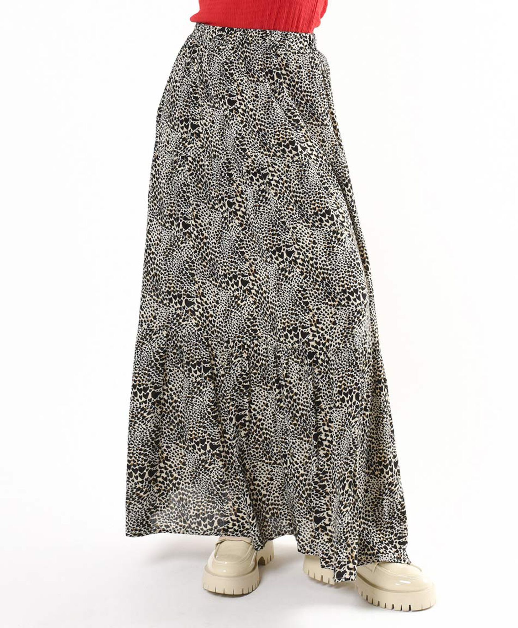 Falda mujer animal print pisos Falda mujer animal print pisos