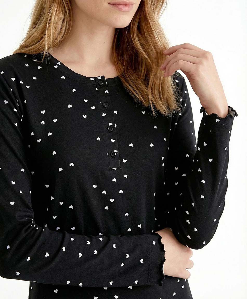 Camisola mujer corazones