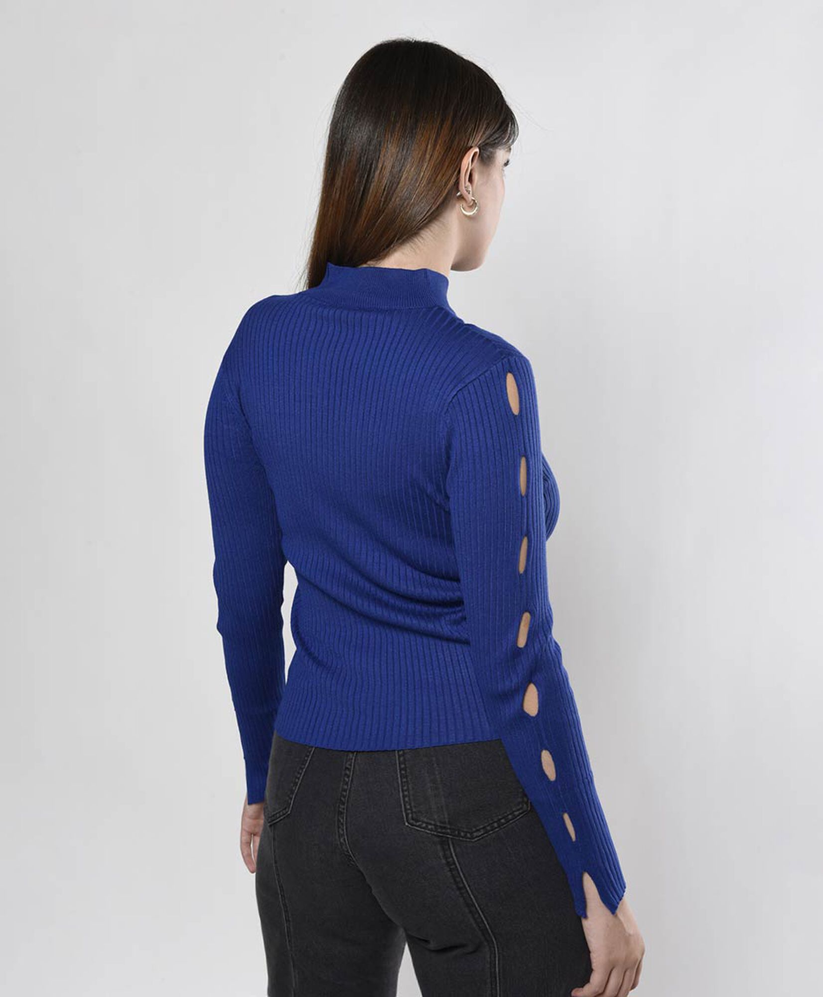 Sweater mujer calados ajustado Sweater mujer calados ajustado
