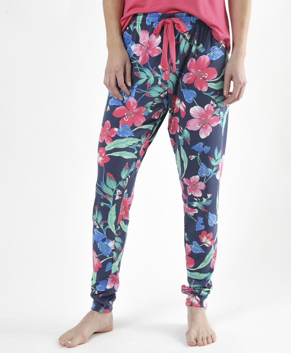 Pijama mujer floreado 2 piezas