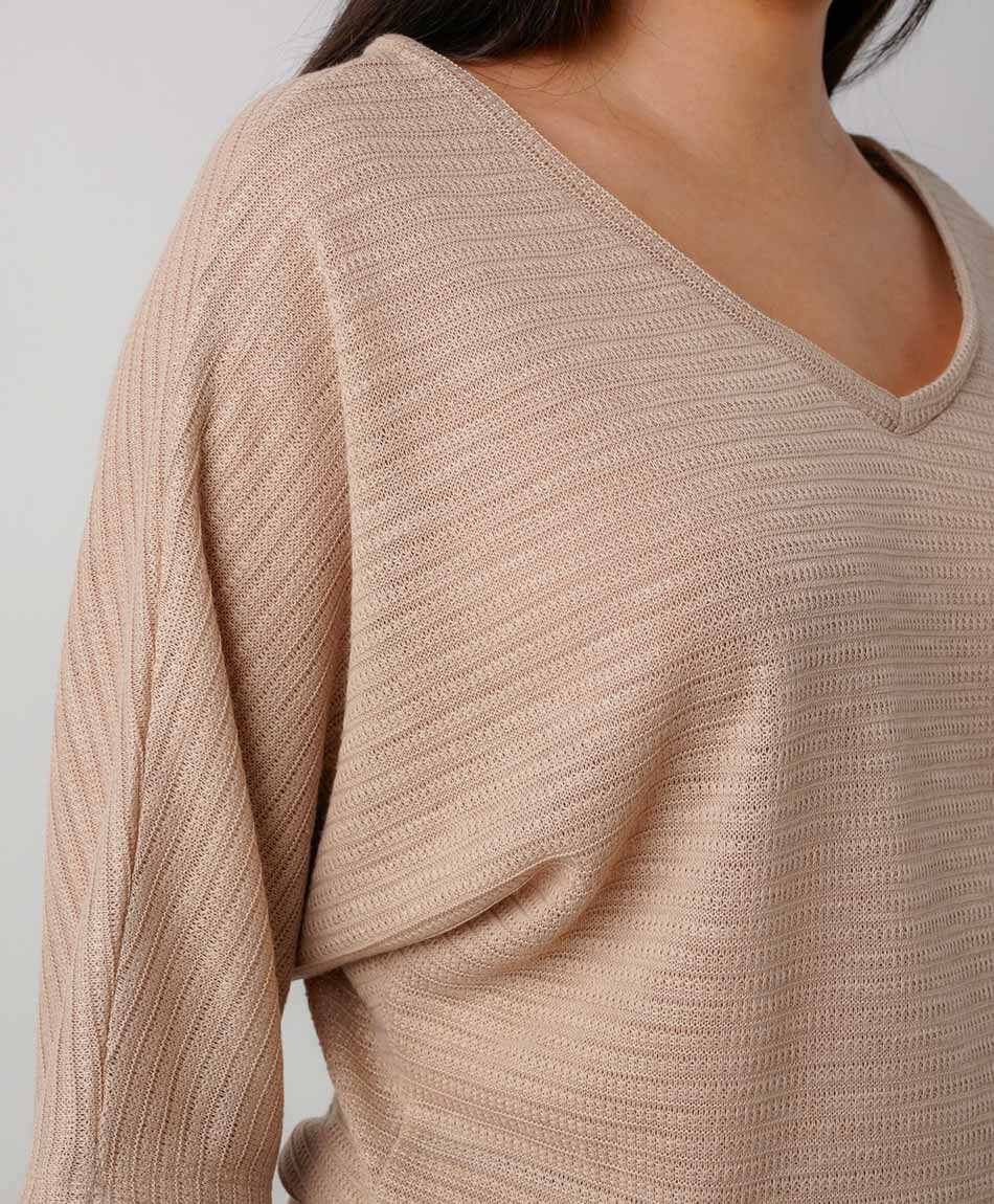 Sweater mujer cuello ancho