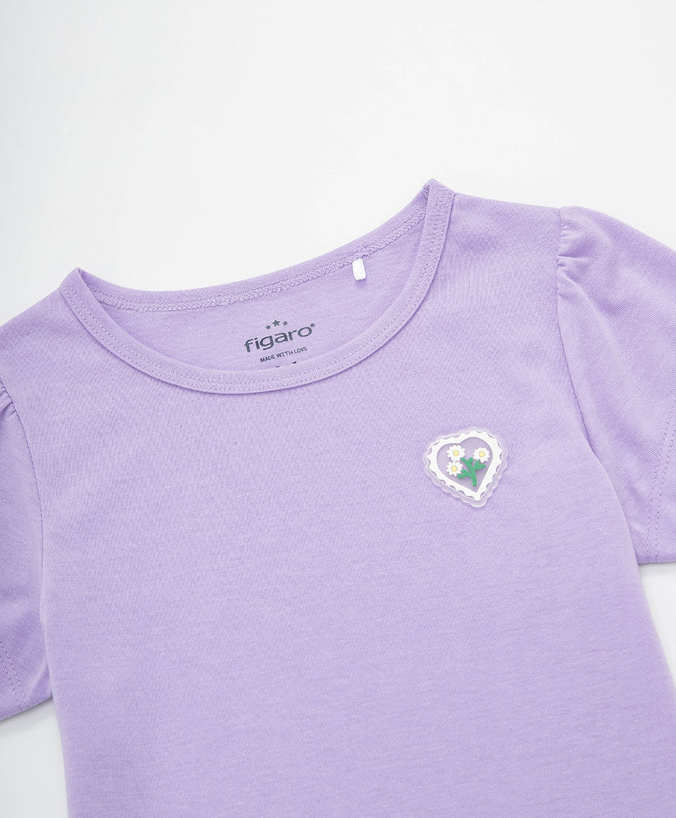 Polera beb&eacute; parche flores